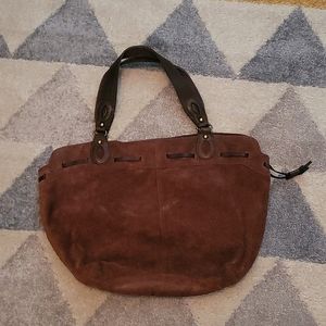 Beautiful brown Leather Lucky carry-all bag